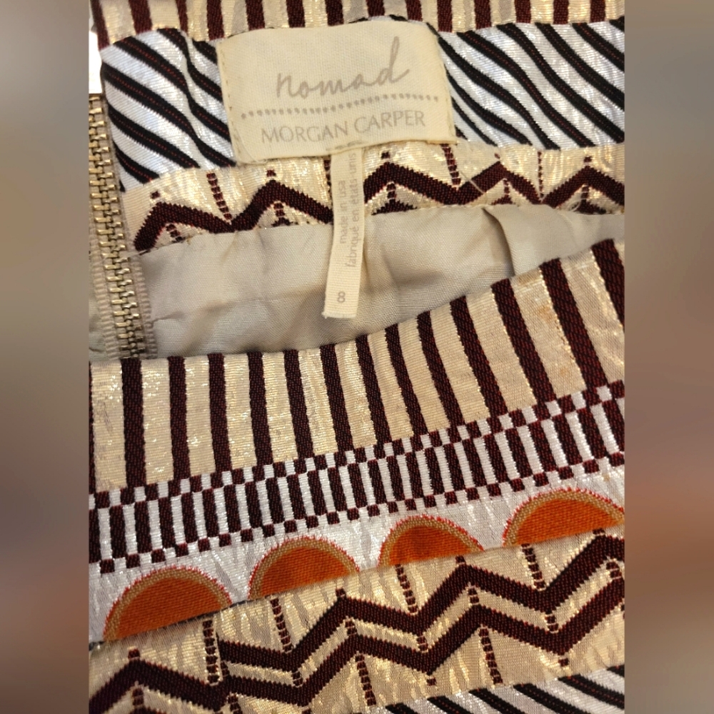 Nomad Geometric Patterned Mini Skirt - image 4